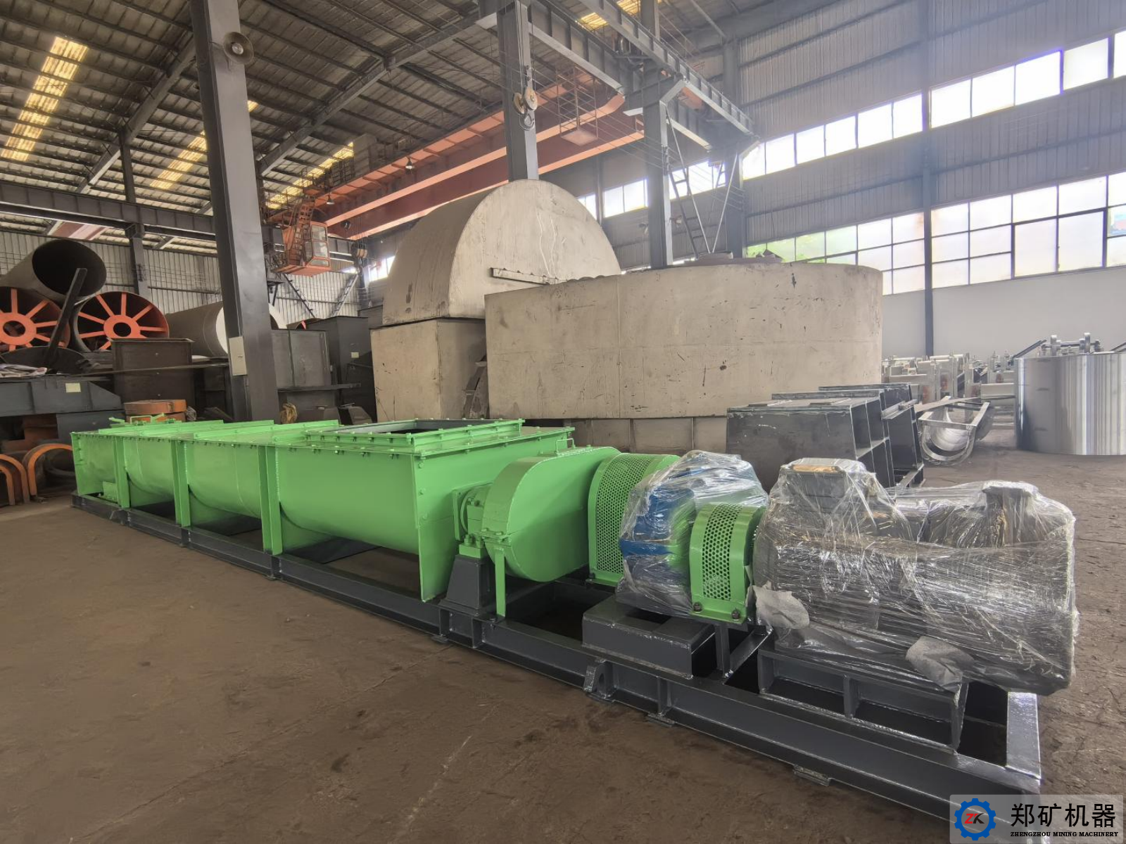 热烈祝贺宁波ZJ400×5m双轴搅拌机设备交货完成!