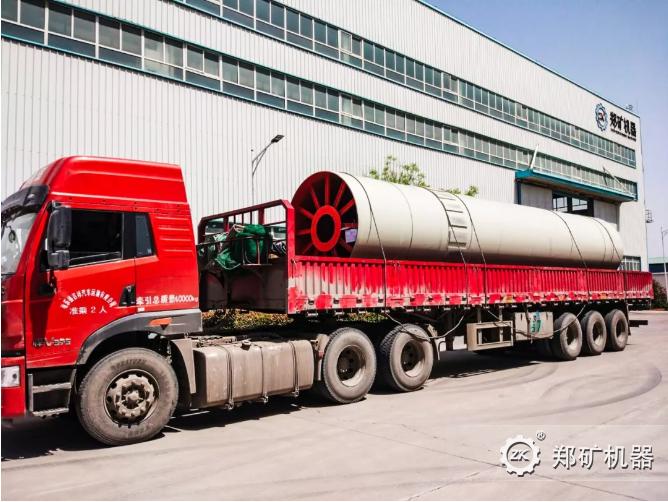 1.9X30M石灰窑及相关设备发货